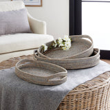 Burma Rattan Oval Serving Trays | ready to ship!