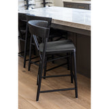 Buxton Black Rush Bar + Counter Stool