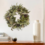 Eucalyptus & Pinecone Garland Wreath