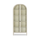 Breya Cream Powder Coat Cabinet | shipping 2/7/2025