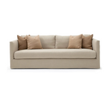 Millie Flax Linen Slipcovered Sofa | shipping 11/25/2024