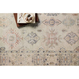 Featuring soft motifs in a carefully curated color palate of beige, ivory, and hints of black, the Hathaway Beige / Multi area rug captures the essence of one-of-a-kind vintage or antique area rug. This rug is ideal for high traffic areas such as living rooms, dining rooms, kitchens, hallways, and entryways.