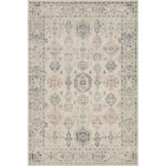 Featuring soft motifs in a carefully curated color palate of beige, ivory, and hints of black, the Hathaway Beige / Multi area rug captures the essence of one-of-a-kind vintage or antique area rug at an attractive price.